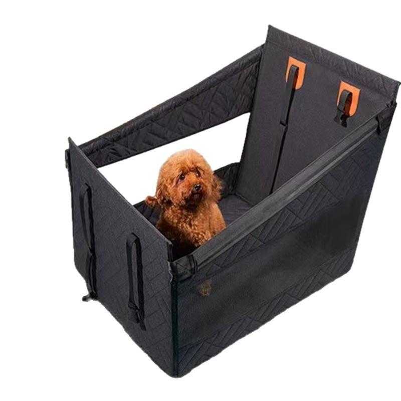 SUV Dog Car Bed with Travel Barrier, Waterproof Back Seat Protector for Large Dogs