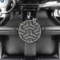 Wagroad Y-Pattern Custom-Fit Waterproof Leather Car Floor Mats