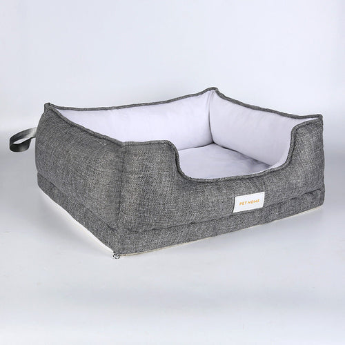 Luxury Dog Car Bed for SUV, Large Dogs Travel Bed with Non-Slip Base