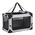Collapsible Soft Dog Crate, Portable Travel Pet Kennel Carrier with Breathable Mesh