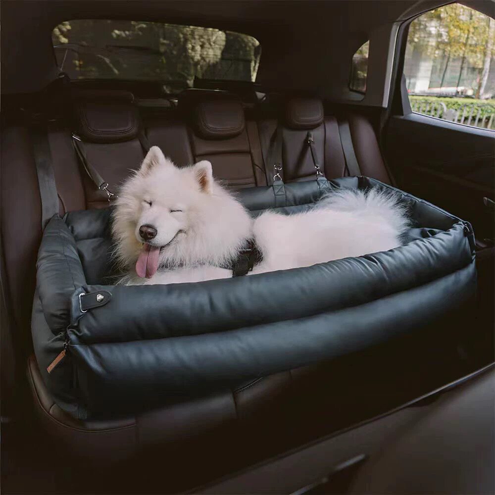 Luxury SUV Dog Car Bed – Premium Travel Bed for Large Dogs