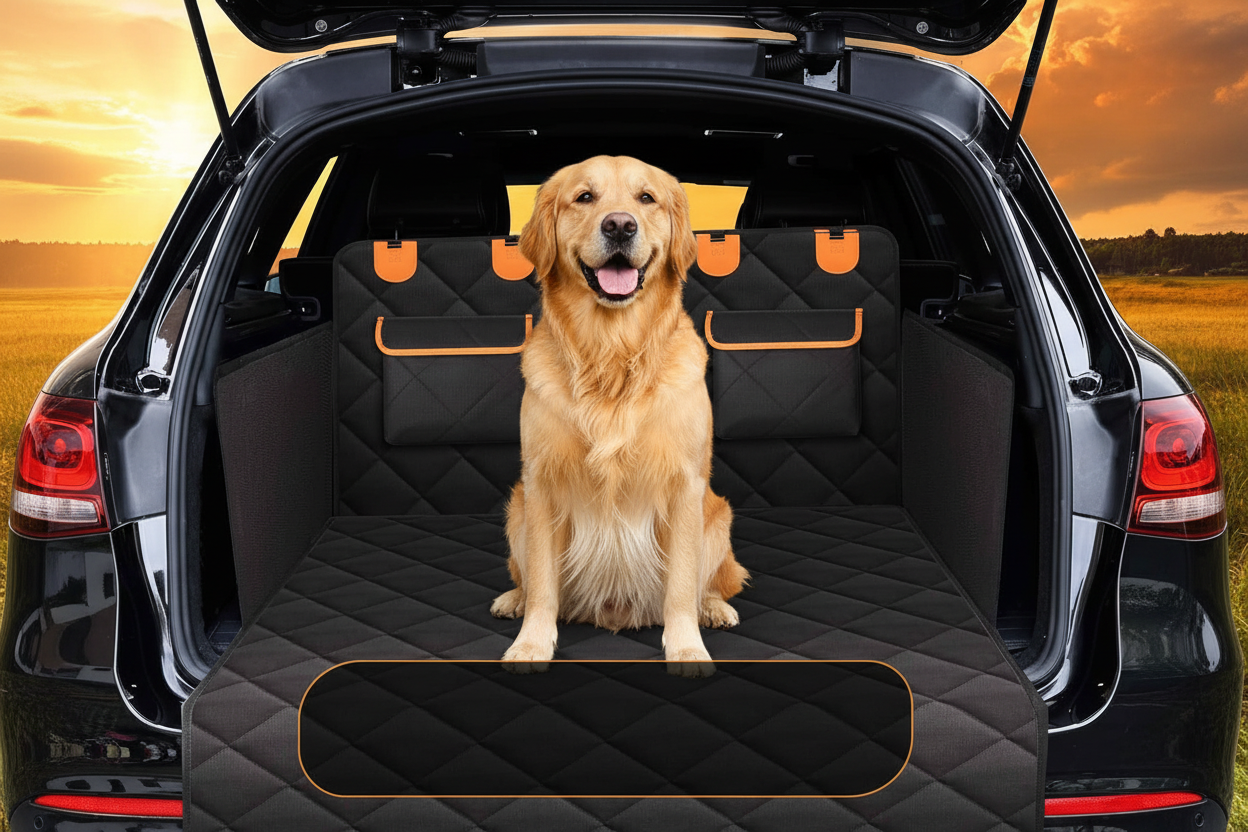 SUV Dog Cargo Liner Hero Poster